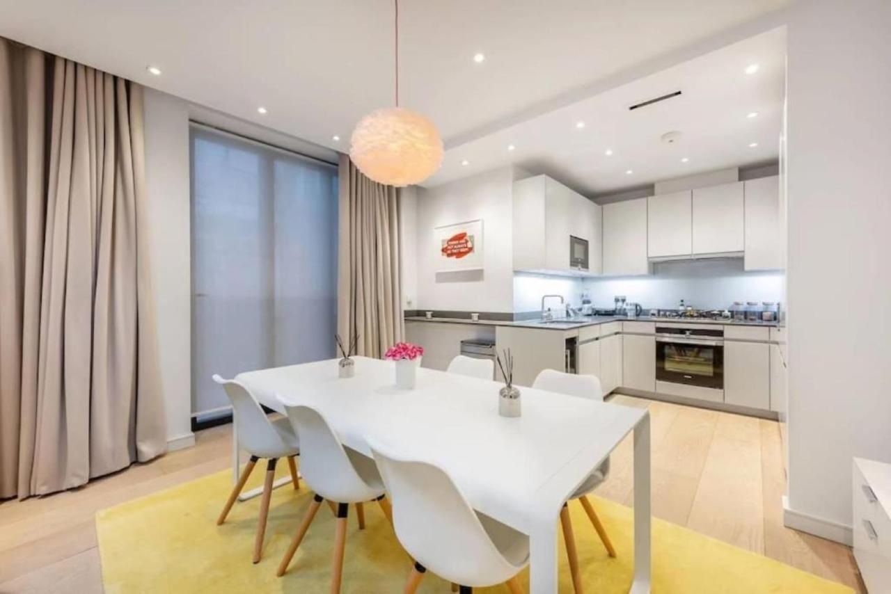 Posh 3 Bedroom Flat With Terrace And Indoor Fireplace In Mayfair, Near Hyde Park London Kültér fotó